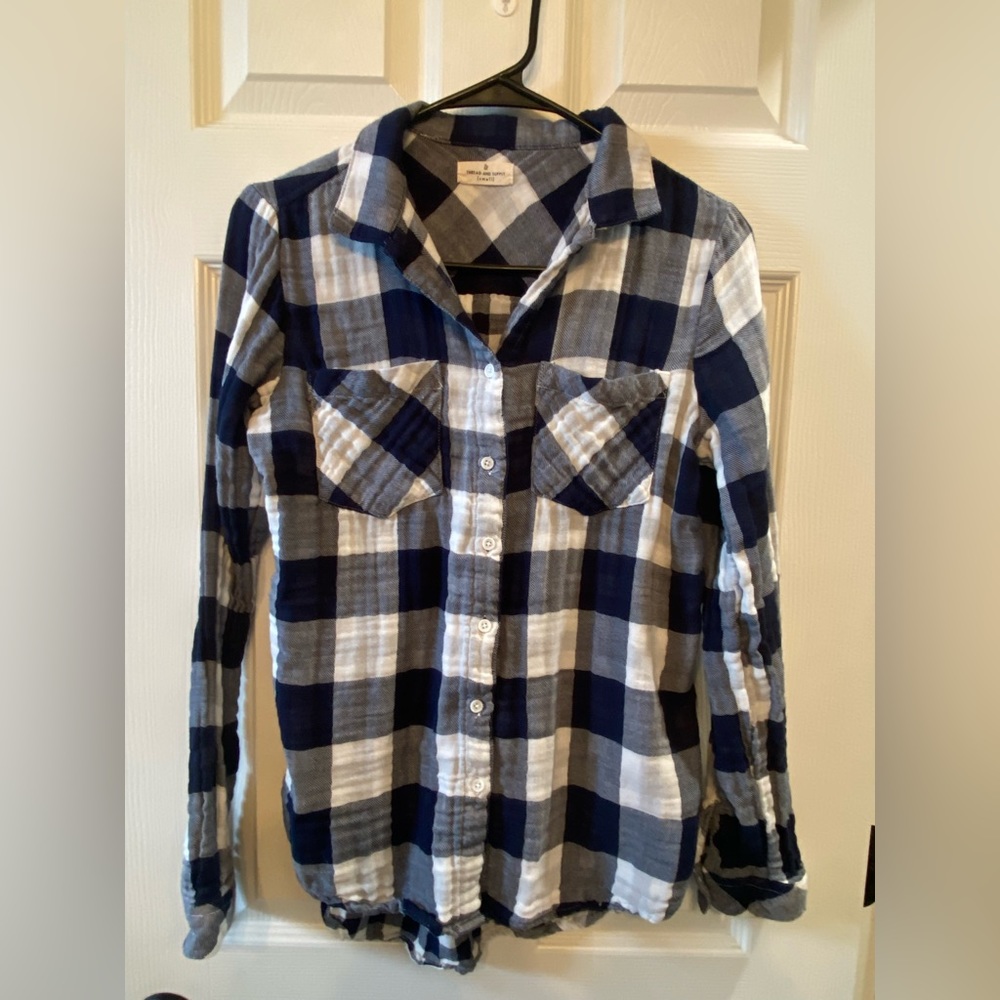 Thread & Supply plaid flannel